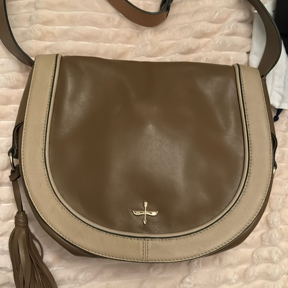 Pour la Victoire Brown Crossbody Bag